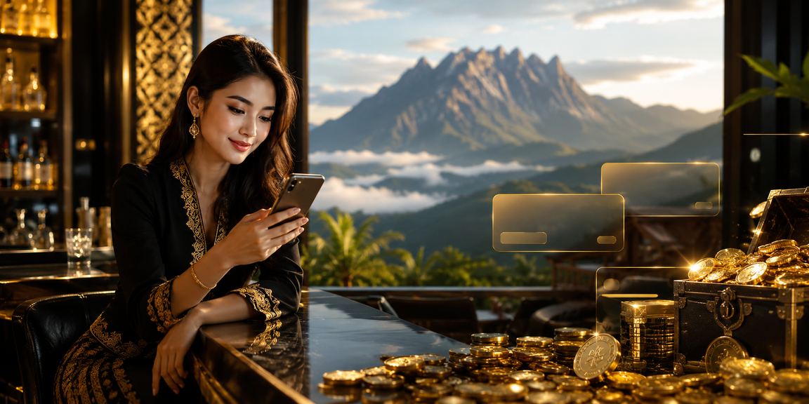 Pengguna menyemak promosi kasino dari telefon pintar di Sabah mahkota8