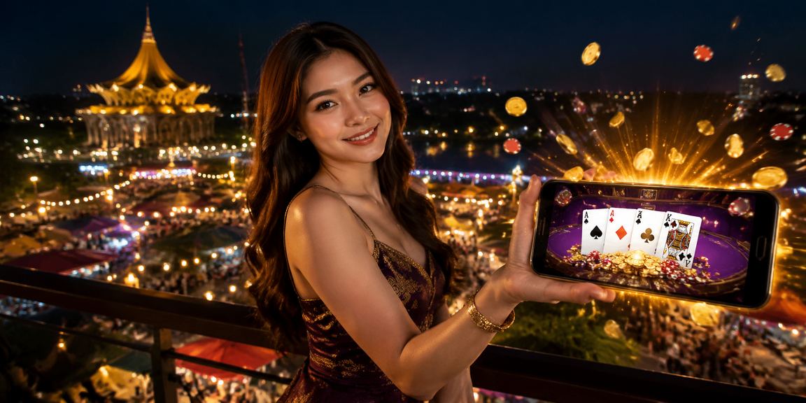 Permainan Teen Patti gaya Melayu Sarawak dalam platform hiburan mahkota8